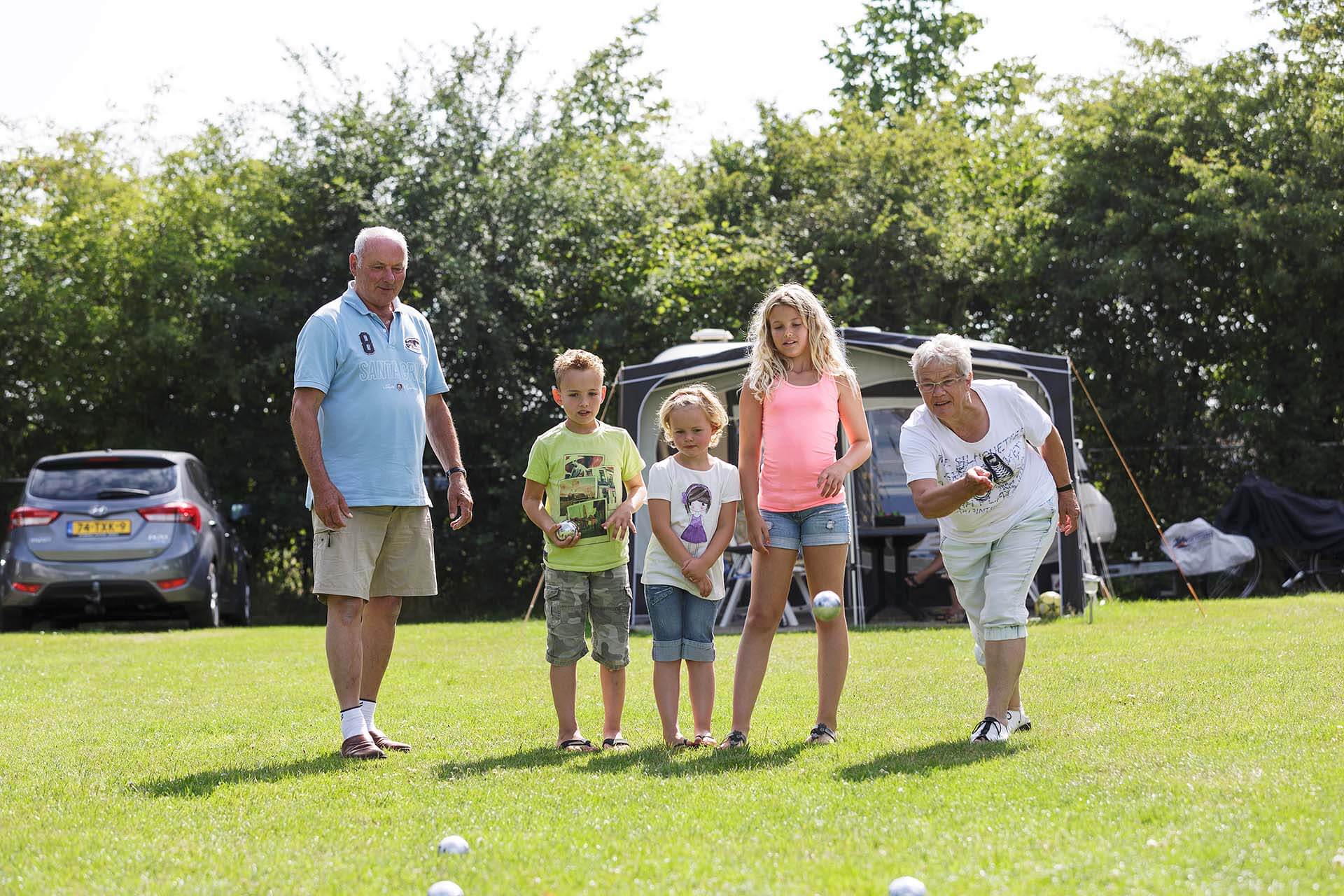 Kamperen jeu de boules