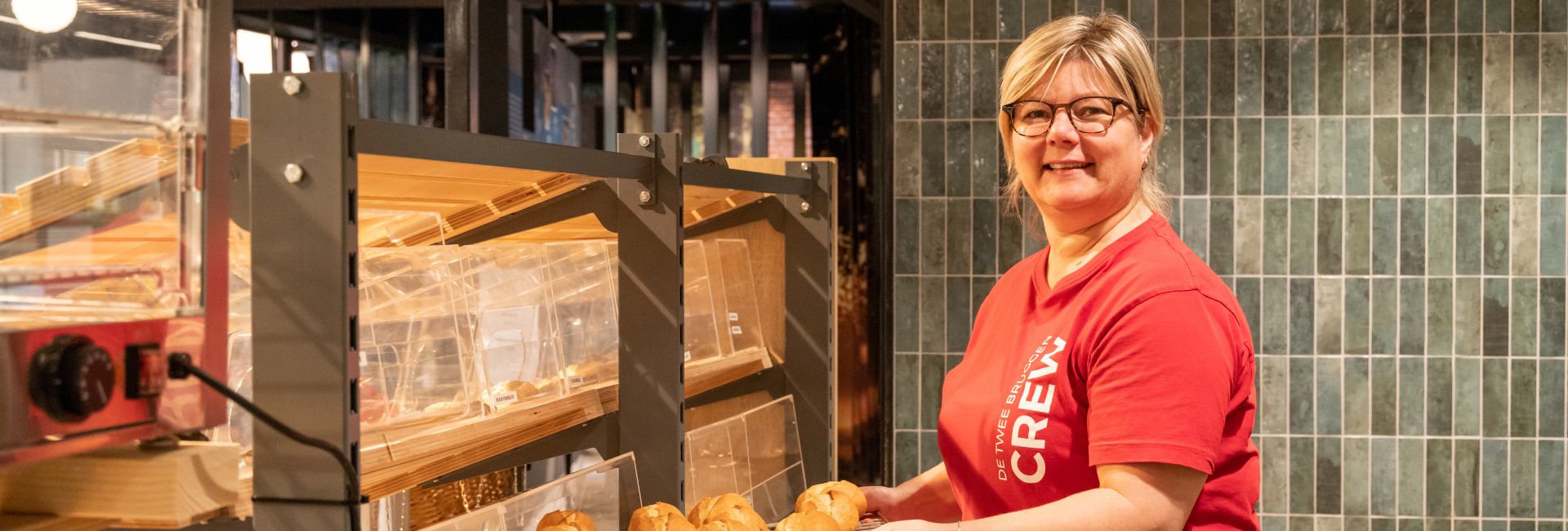 Supermarkt medewerker